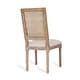 preview thumbnail 38 of 62, Remuda Wood and Cane Upholstered 5 Piece Circular Dining Set by Christopher Knight Home