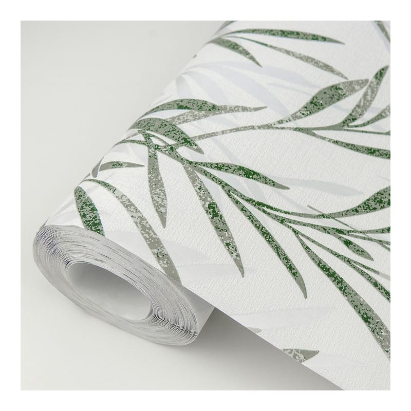 Advantage Bondi Green Botanical Wallpaper - 21 x 396 x 0.025
