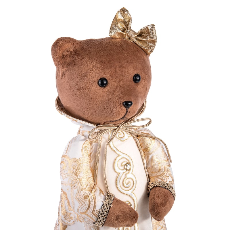 Bear Christmas Decoration - 9.1 x 8.3 x 21.6"