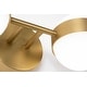 preview thumbnail 2 of 16, AFX Verona LED Vanity Light - White Acrylic Shade