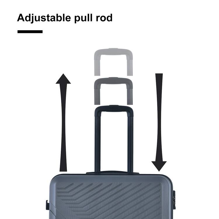 3 Piece Luggage Sets 20"/24"/28" Lightweight Hardshell Suitcase With 2 Hooks, Spinner Wheels, TSA Lock For Travel