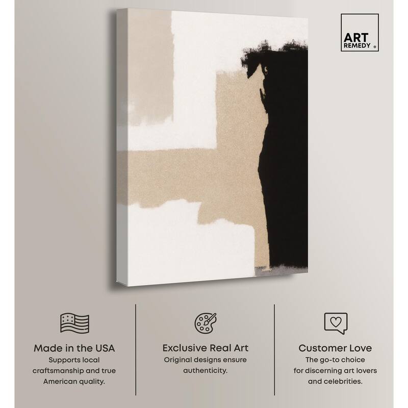 Earth and Ink III Canvas by Art Remedy, Gallery Wrapped