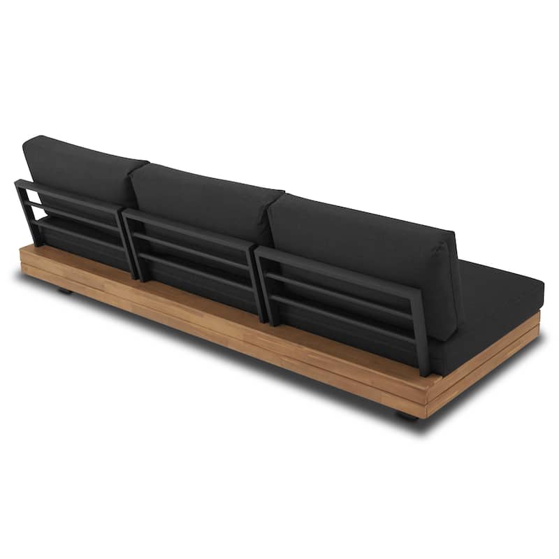 Poly & Bark Celenza 91" 3-Seat Outdoor/Patio Sofa Bench