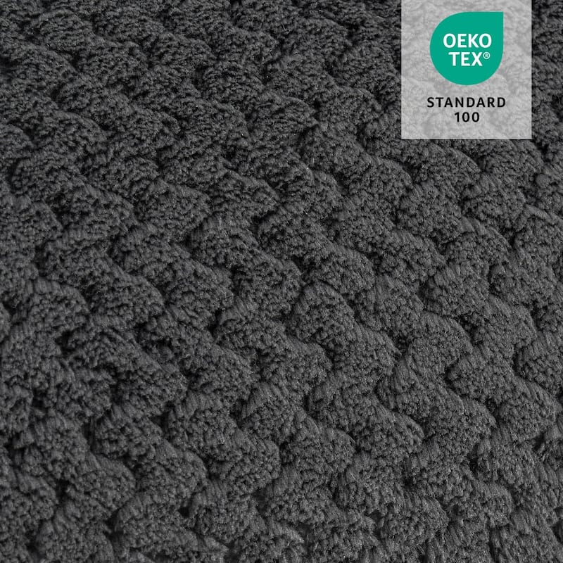 MCombo Medium Dual Motor Power Lift Recliner Chair Infinite Position, Massage and Heat, Extended Footrest, Fabric 7890