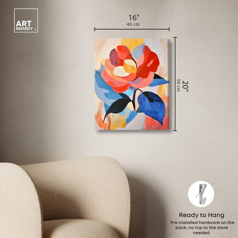 Chromatic Explosion I Canvas by Art Remedy, Gallery Wrapped