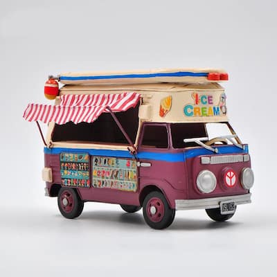 Clic Vintage Decorative Volkswagen Bus, Van Model From Jayland Hand Made Figurine