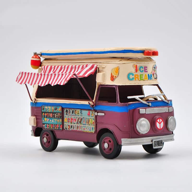 Clic Vintage Decorative Volkswagen Bus, Van Model From Jayland Hand Made Figurine