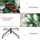 preview thumbnail 8 of 28, HOMCOM Flocked Christmas Tree with Mistletoe, Xmas Unlit Christmas Tree with Stand