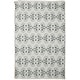 preview thumbnail 2 of 5, NuStory Juniper Ceren Collection Hand-Made Floral Area Rug | 5' x 8' in Ivory - 5' x 8' 5' x 8' - Ivory