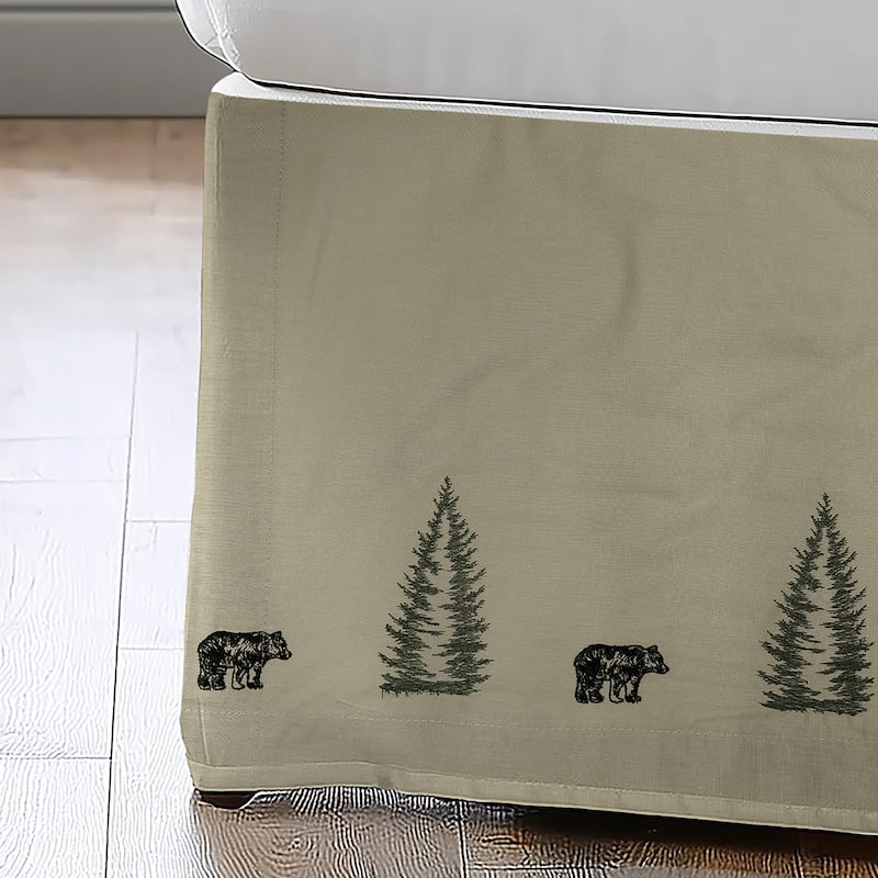 Donna Sharp Bear Creek Cotton Bed Skirt