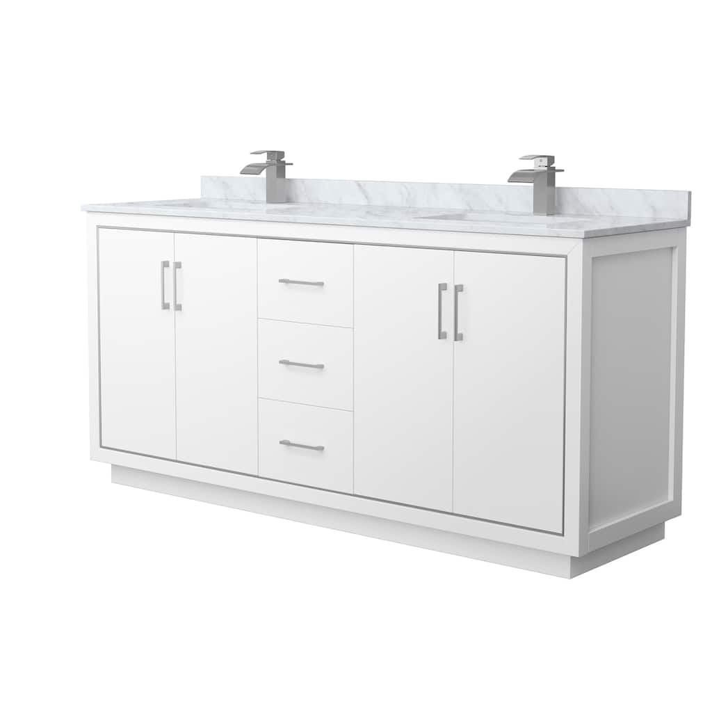 Wyndham Collection WCF1111-72D-NAT-MXX Icon 72" Free Standing Double