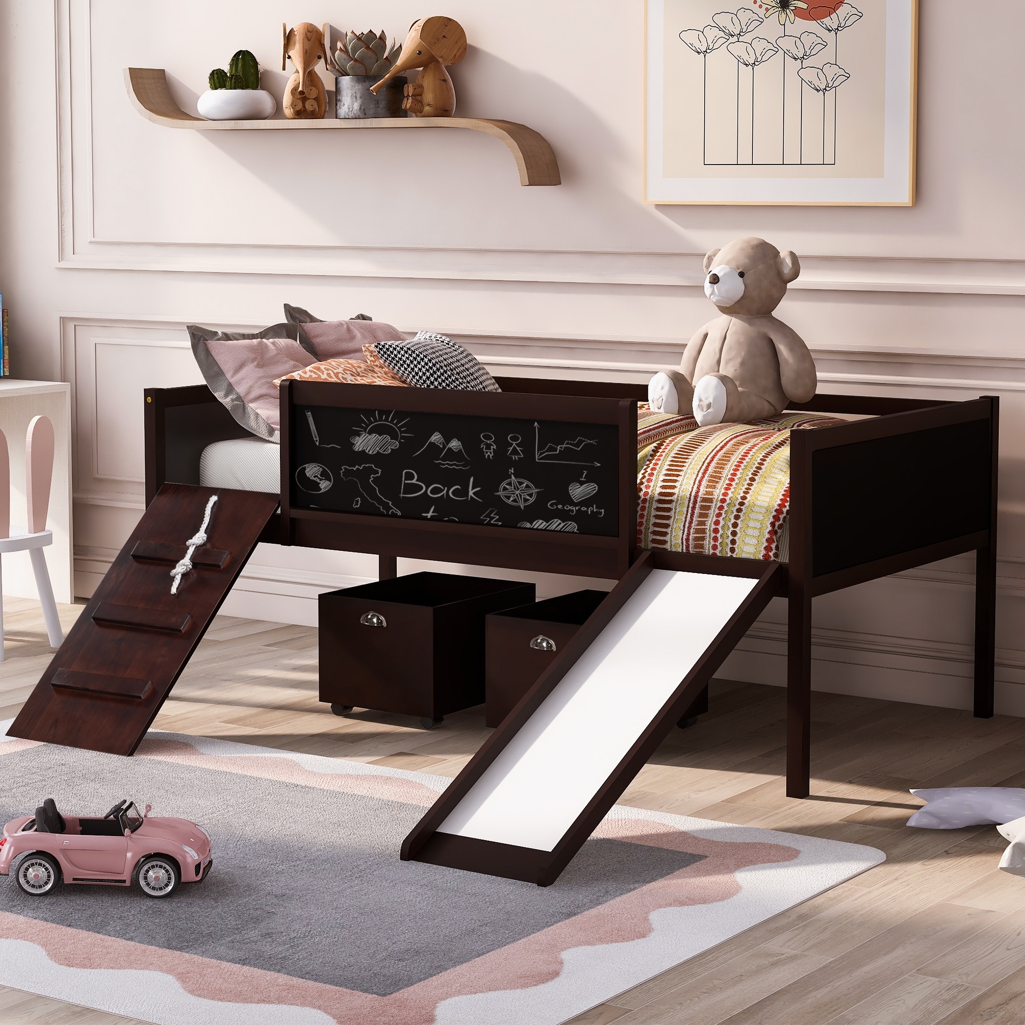 Pine loft bed cheap