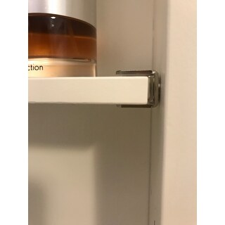 Lydia Mirrored Wall Cabinet in White