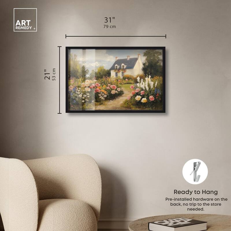 Floral Welcome Shadowbox by Art Remedy