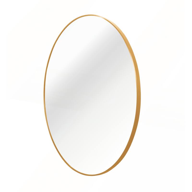 36 Inch Metal Framed Round Bathrrom Mirror