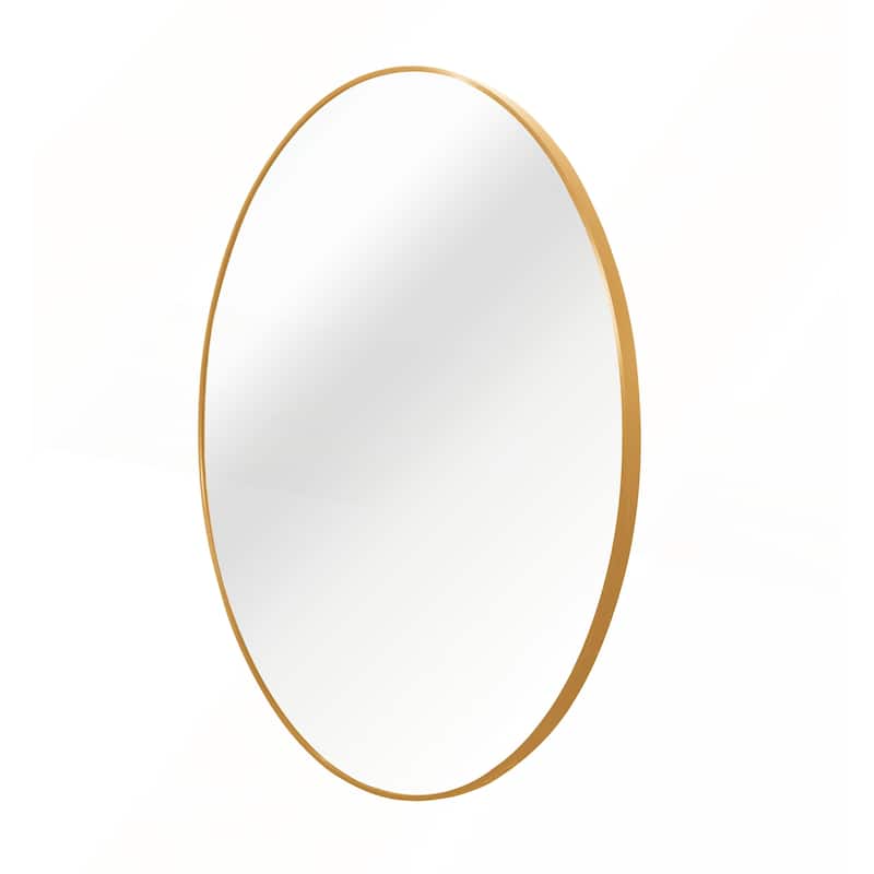 42 Inch Metal Framed Round Bathrrom Mirror 