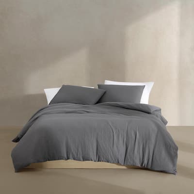 Calvin Klein Seersucker 3 Piece Duvet Cover Set