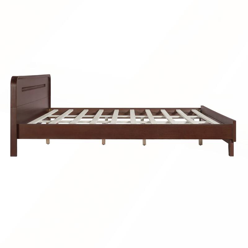 Pine Solid Wood Bed with Timeless Design Easy Assemble