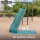 preview thumbnail 10 of 24, Lifetime Monkey Bar Adventure Swing Set (Earthtone)