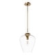 preview thumbnail 3 of 13, Hunter Vidria 12" 1-Light Pendant - Kitchen Island, Dining Room, Entry - Contemporary, Transitional