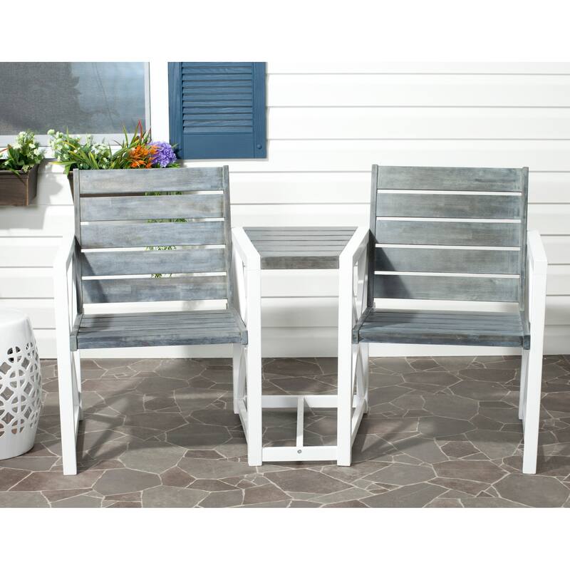SAFAVIEH Outdoor Gerri Bench - 62Wx28Dx34H
