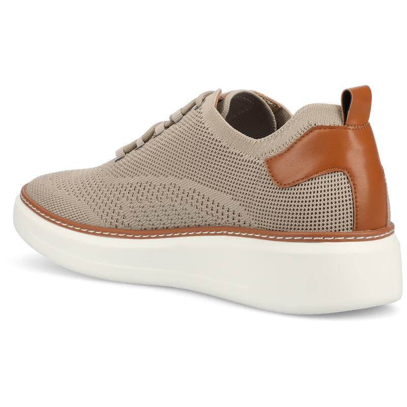 Vance Mens Norris Medium and Wide Width Lace-up Casual Knit Sneaker