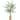 6ft Artificial Palm Tree, Fake Areca Palm Plant Faux Tropical Palm Silk Plant with 15 Trunks House Plant in Pot - 7.9x7.9x72in
