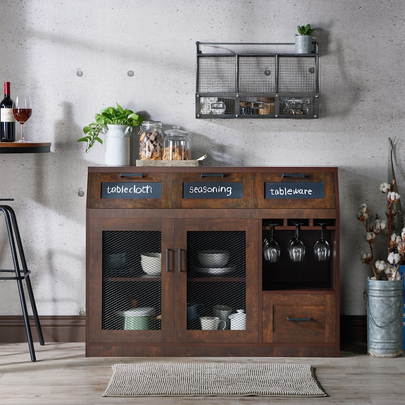 The Gray Barn Red River 3-drawer Buffet