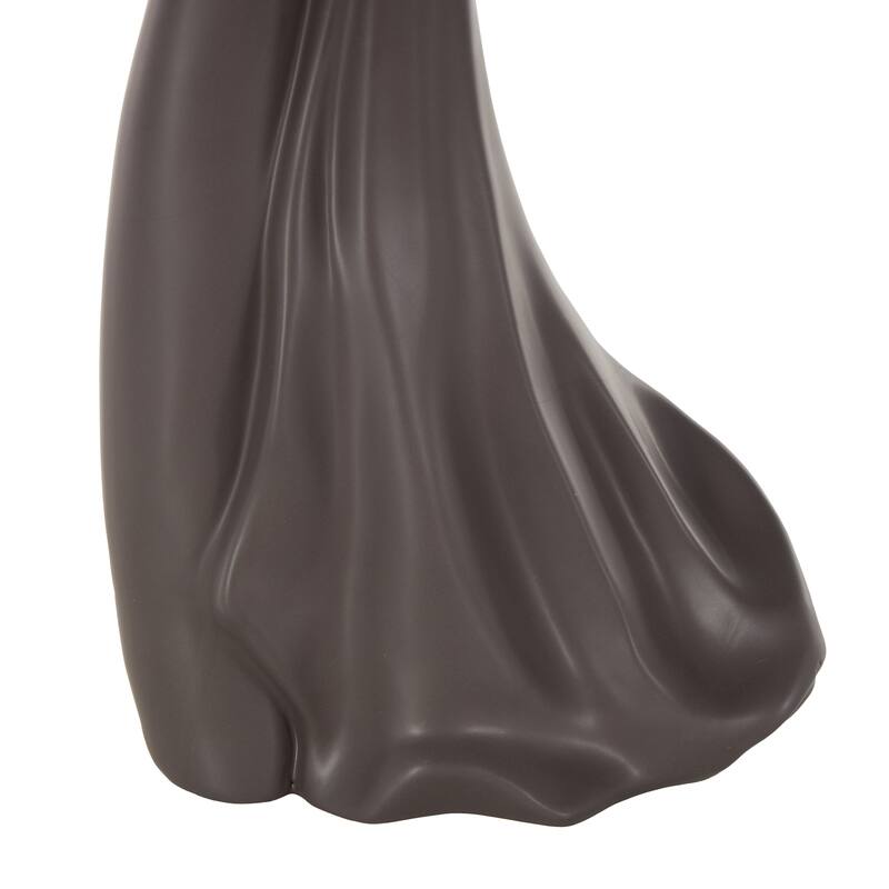 Black or White Ceramic Dancing People Decorative Sculpture