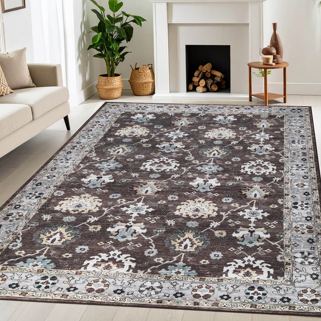 Superior Nuka Washable Indoor Area Rug or Runner