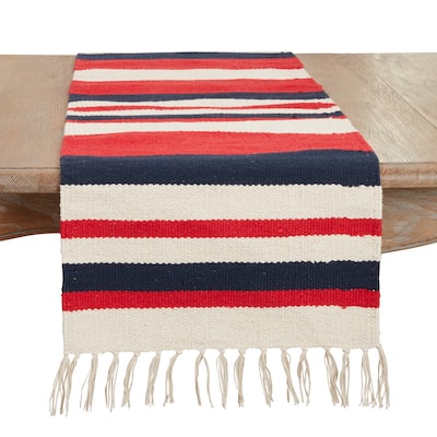 American Dream Stripe Table Runner - 16"x72"