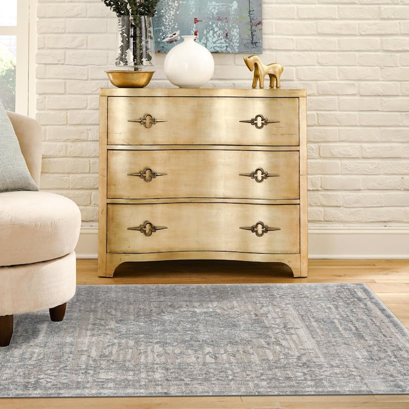 Country & Floral Cadence Collection Area Rug