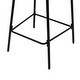 preview thumbnail 12 of 28, Hand Woven Bar Stools with Back Set of 2 Paper Rope Round Barstools with Footrest for Kitchen Island & Dining Rooms
