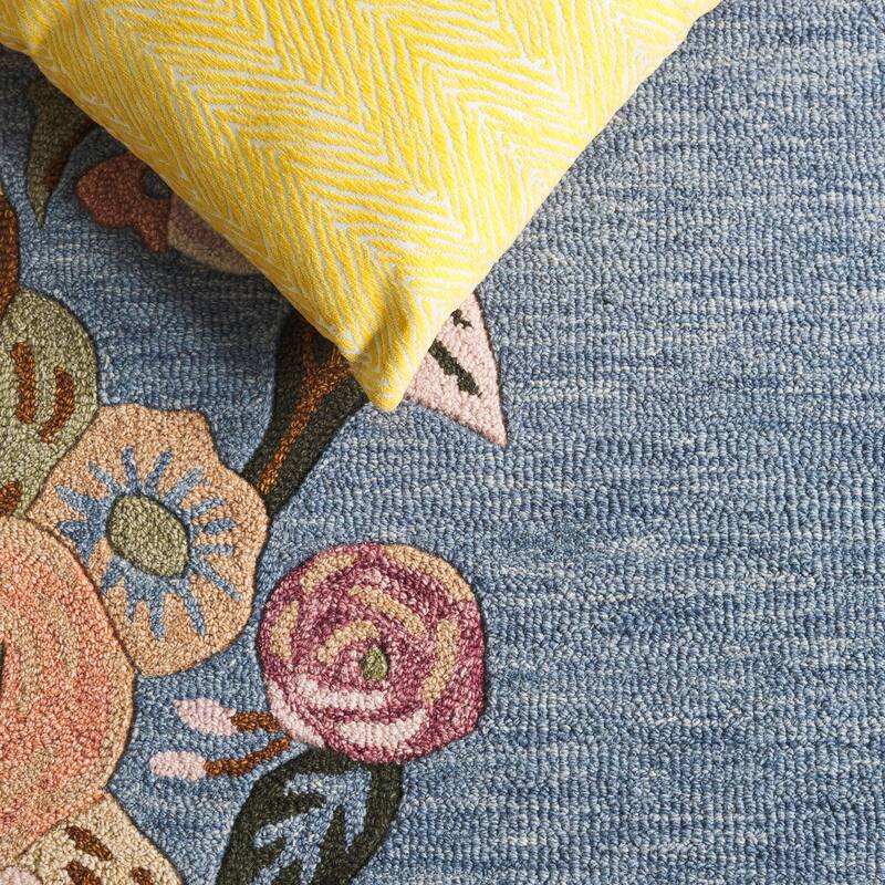 SAFAVIEH Handmade Jardin Mizue Floral Wool Rug