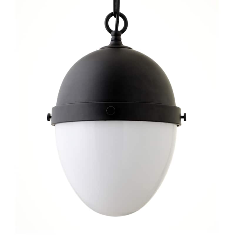 Aurelia 9" Wide Pendant with Glass Shade - 9.13" Wide