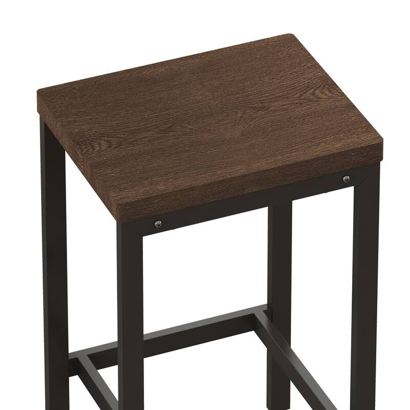Modern Design Kitchen Dining Table Set with 3 Stools