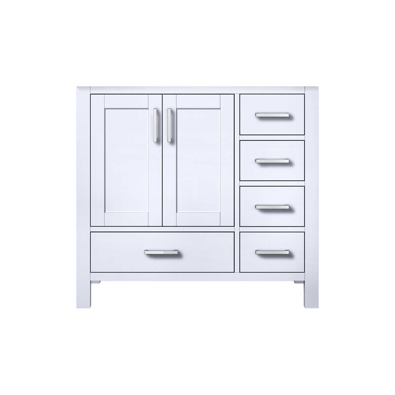 Jacques 36 in. W x 22 in. D Left Offset Dark Grey Bath Vanity