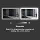 preview thumbnail 19 of 19, ExBrite 40 x 24 inch,Anti Fog,LED Bathroom Mirror,Night Light,Dimmable,Touch Button,Slim,Waterproof IP44,Horizontal Mounted