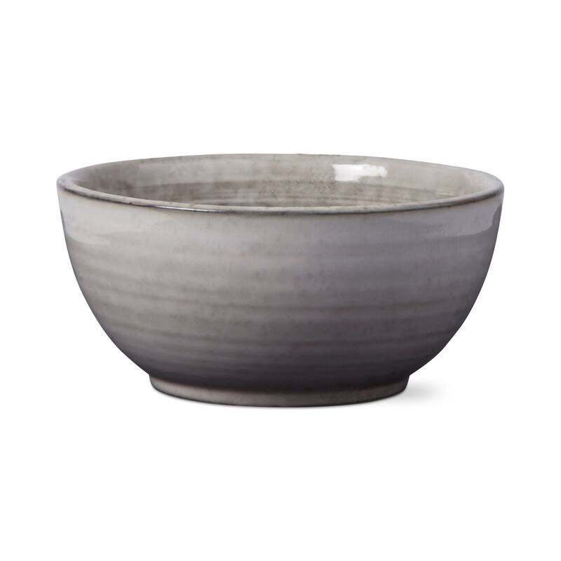 Loft Speckled Reactive Glaze Stoneware Bowl Grey 17 oz. Dishwasher Safe