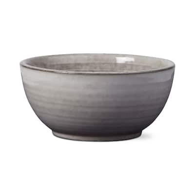 Loft Speckled Reactive Glaze Stoneware Bowl Grey 17 oz. Dishwasher Safe