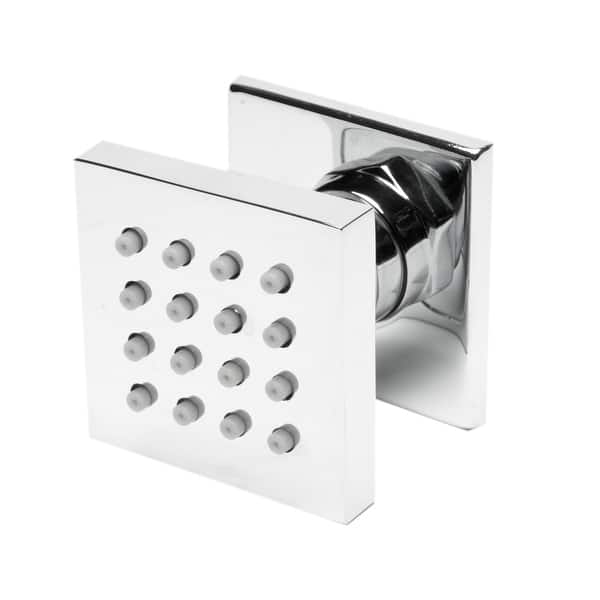 slide 1 of 11, ALFI brand AB3820-PC Polished Chrome 2" Square Adjustable Shower Body Spray