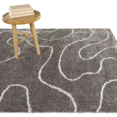 Cafiso Modern Stripe Area Rug