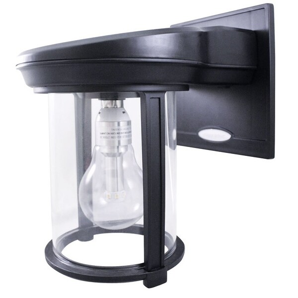 Gama Sonic GS1B Solar-Powered LED Coach Lantern, Black