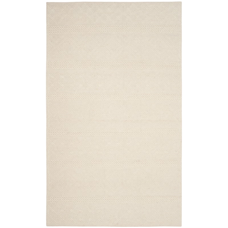 SAFAVIEH Handmade Vermont Christin Wool Rug - 10' Square - Ivory