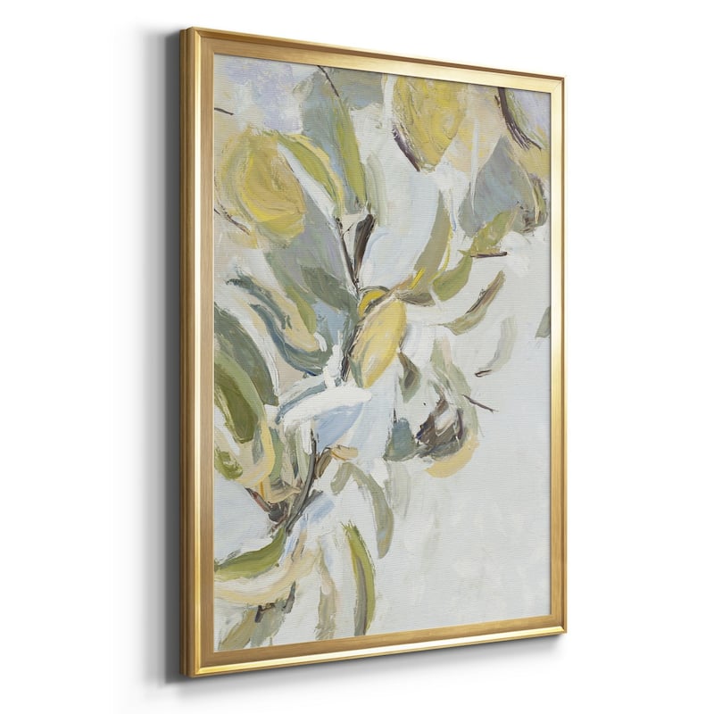 Lemon Pears Premium Framed Canvas - Ready to Hang