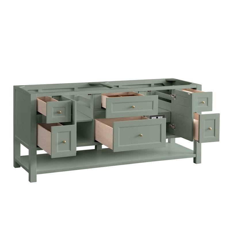 James Martin Vanities 330-V72 Breckenridge 72" Free Standing Double