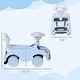 preview thumbnail 13 of 14, Toddler Ride on Toy, Foot to Floor Sliding Car with Horn, Working Steering Wheel & No Tip Anti-Over-Backwards System