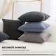 preview thumbnail 10 of 55, Deconovo Faux Linen Throw Pillow Covers 2 PCS(Cover Only)