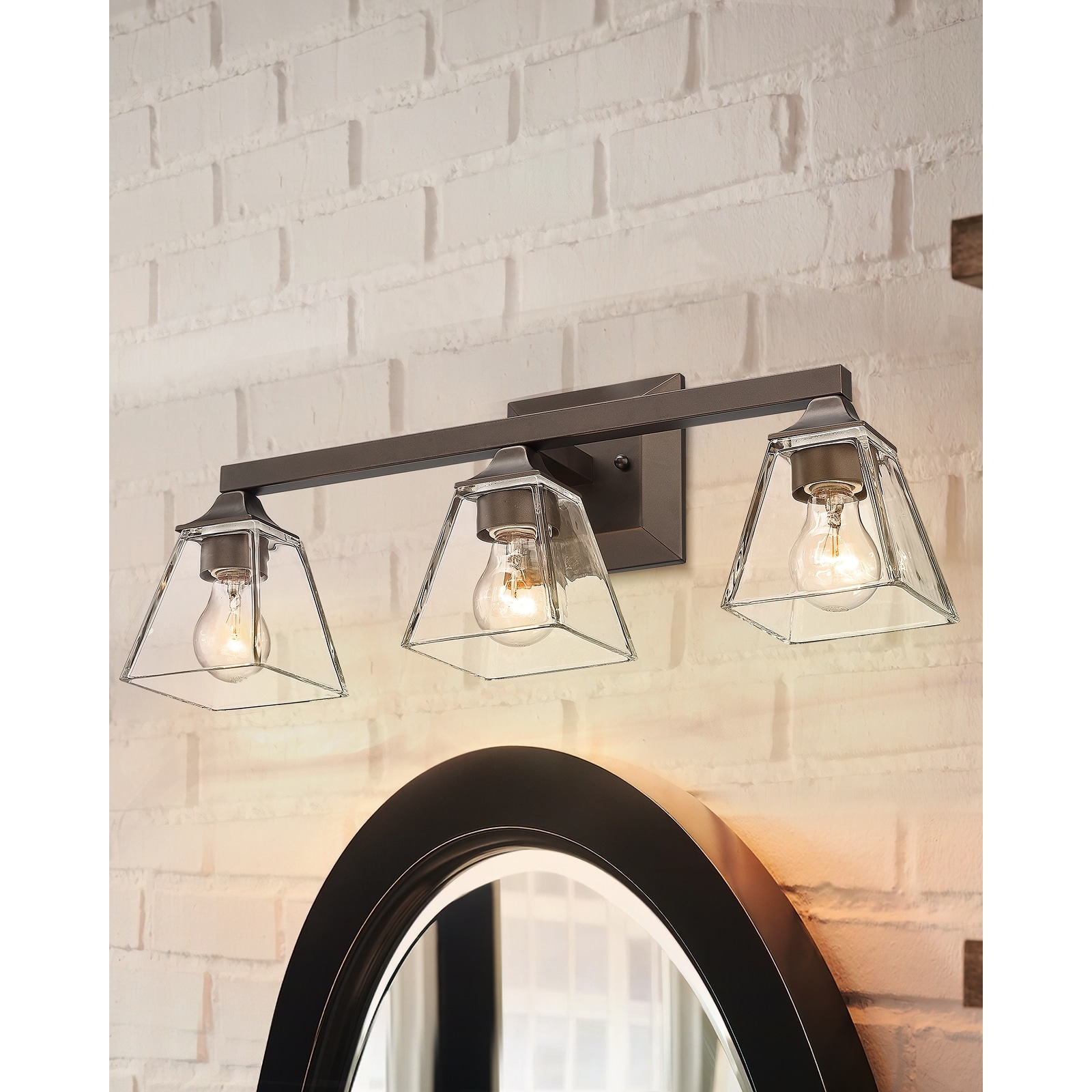 3/4/5-Light Farmhouse Bathroom Vanity Lights, Mirror Lights