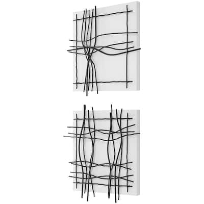 Uttermost 04341 Genesis 23" x 23" Frameless Decorative Panels - Set of